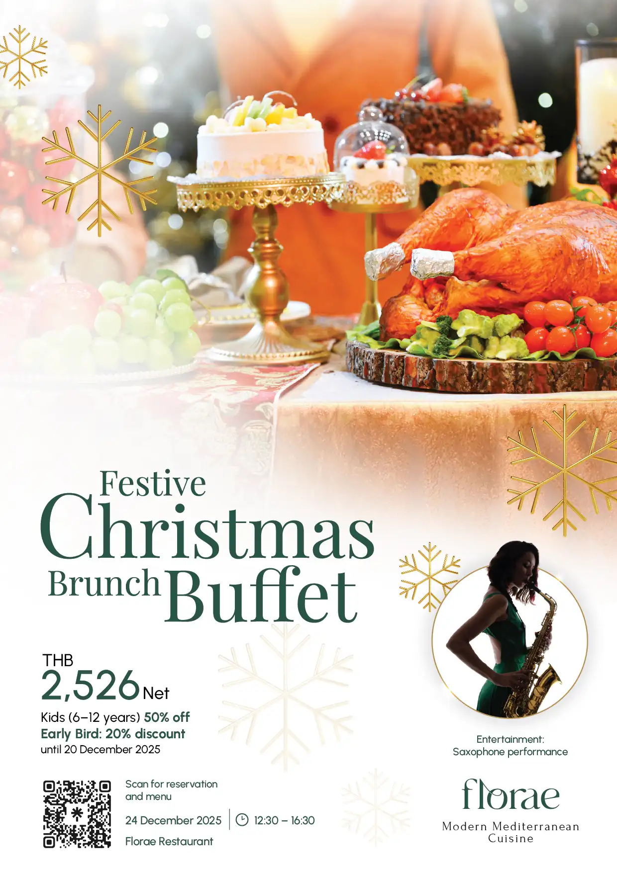 Festive Christmas Brunch Buffet 2025